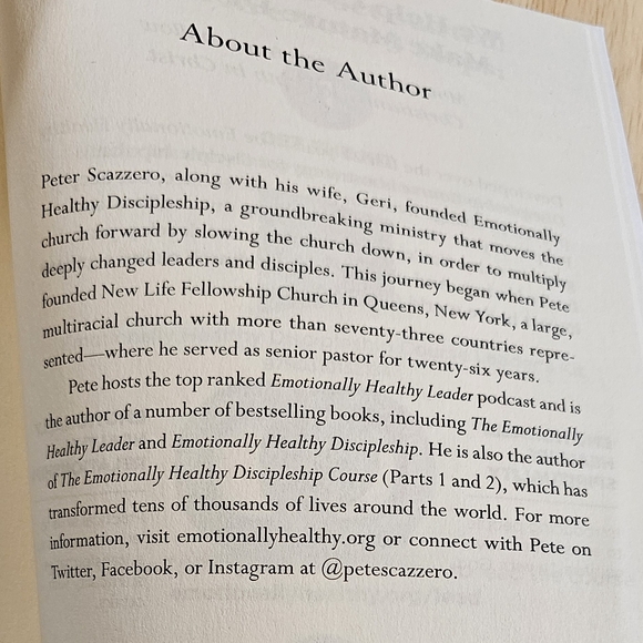 Emotionally Healthy Spirituality Book - Picture 3 of 11